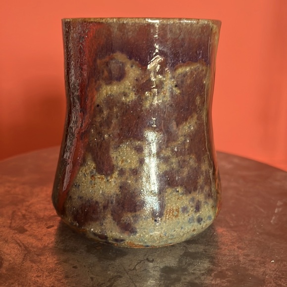 Handmade Colorful Stoneware Pottery Cup - Picture 3 of 6